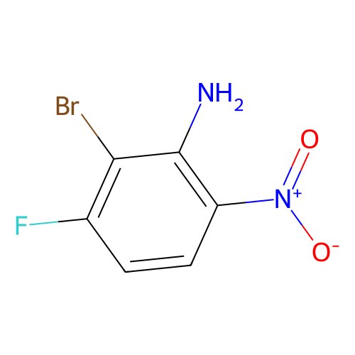 2-Bromo-3-fluoro-6-nitro-phenylamine, 1 gram