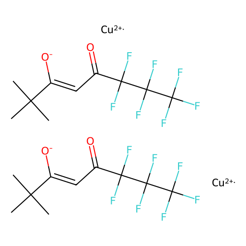 PrimorTrace Copper bis(6, 6, 7, 7, 8, 8, 8-heptafluoro-2, 2-dimethyl-3, 5-octanedionate), min 99.99% metals basis, 1 gram