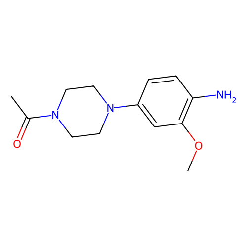 1-[4-(4-amino-3-methoxyphenyl)piperazin-1-yl]ethan-1-one, min 97%, 1 gram