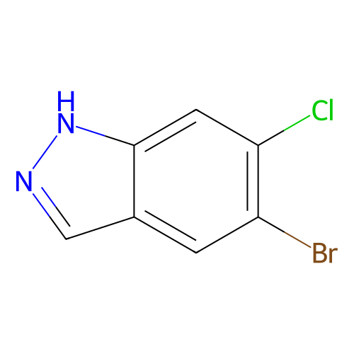 5-bromo-6-chloro-1H-indazole, min 97%, 100 mg 5-bromo-6-chloro-1H-indazole, min 97%, 100 mg