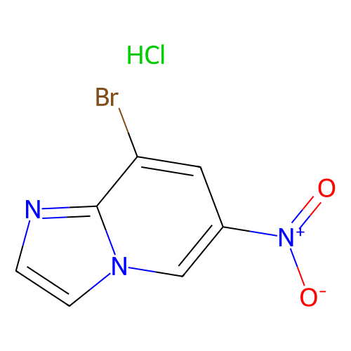 8-Bromo-6-nitroimidazo[1, 2-a]pyridine, HCl, min 98%, 1 gram