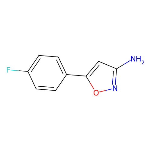 3-Amino-5-(4-fluorophenyl)isoxazole, min 95%, 1 gram