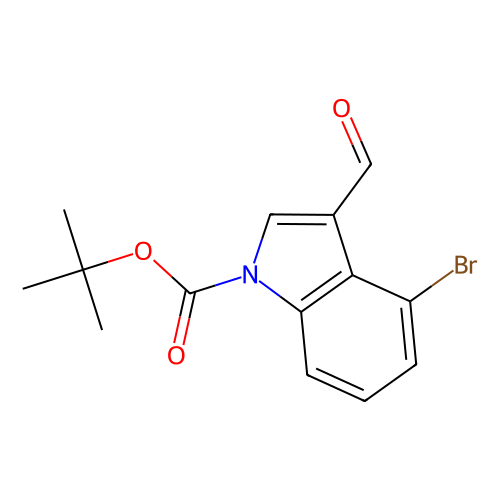 4-Bromo-3-formylindole-1-carboxylic acid tert-butyl ester, min 95%, 1 gram