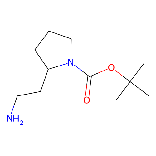 (S)-tert-Butyl 2-(2-aminoethyl)pyrrolidine-1-carboxylate, min 97%, 100 mg