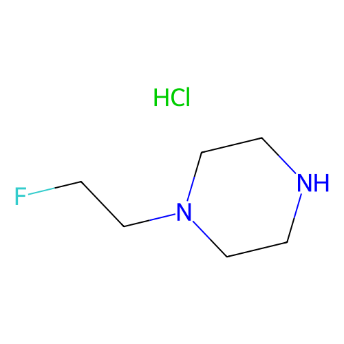 1-(2-Fluoroethyl)piperazine hydrochloride, min 95%, 100 mg