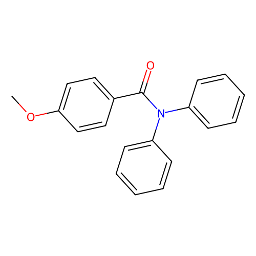 N, N-Diphenyl-4-methoxybenzamide, min 97%, 1 gram