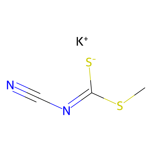 Cyanimidodithiocarbonic acid S-methyl ester S-potassium salt, min 97%, 100 mg
