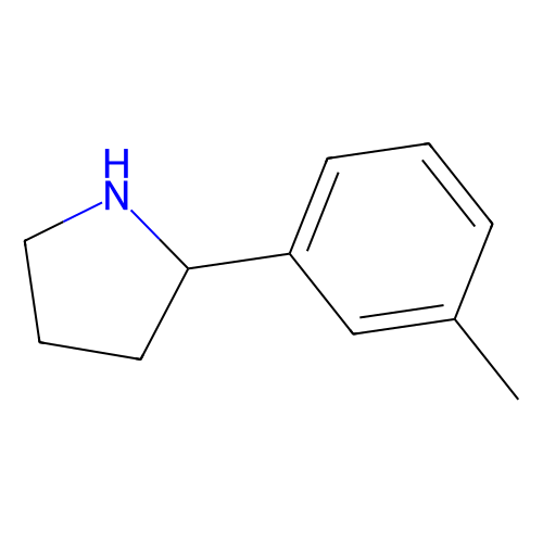 2-(3-Methylphenyl)pyrrolidine, min 95%, 1 gram