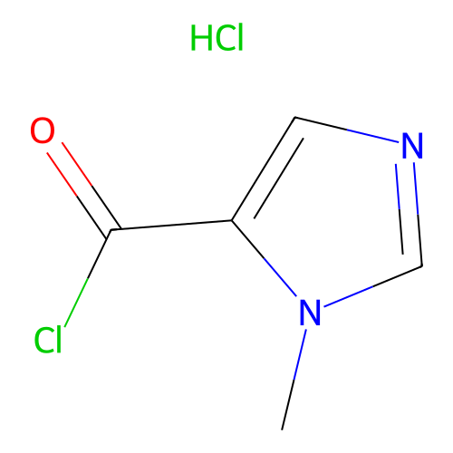 1-Methyl-1H-imidazole-5-carbonyl chloride hydrochloride, min 95%, 100 mg