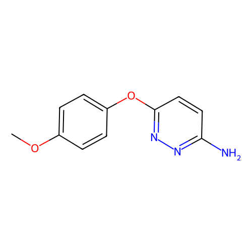 6-(4-Methoxyphenoxy)pyridazin-3-amine, min 95%, 250 mg