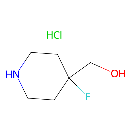 (4-fluoropiperidin-4-yl)methanol hydrochloride, min 97%, 100 mg
