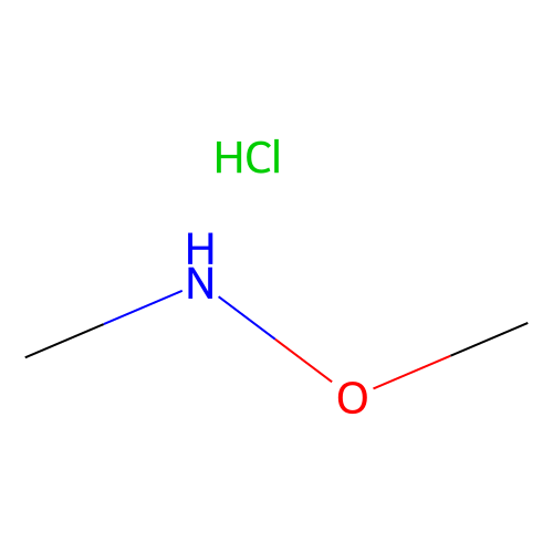 N, O-Dimethylhydroxylamine Hydrochloride, min 98%, 100 grams