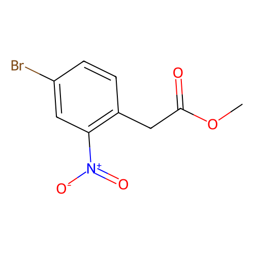 Methyl 2-(4-bromo-2-nitrophenyl)acetate, min 96%, 1 gram