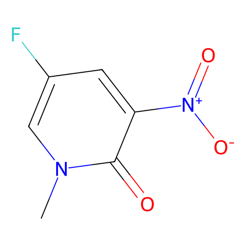 5-Fluoro-1-methyl-3-nitropyridin-2(1H)-one, min 95%, 100 mg