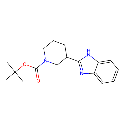 2-(N-BOC-piperidin-3-yl)-1H-benzoimidazole, min 96%, 1 gram
