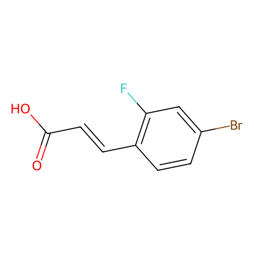 4-Bromo-2-fluorocinnamic acid, min 98%, 1 gram