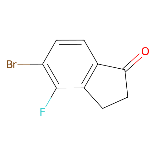 5-Bromo-4-fluoro-2, 3-dihydro-1H-inden-1-one, min 96%, 100 mg