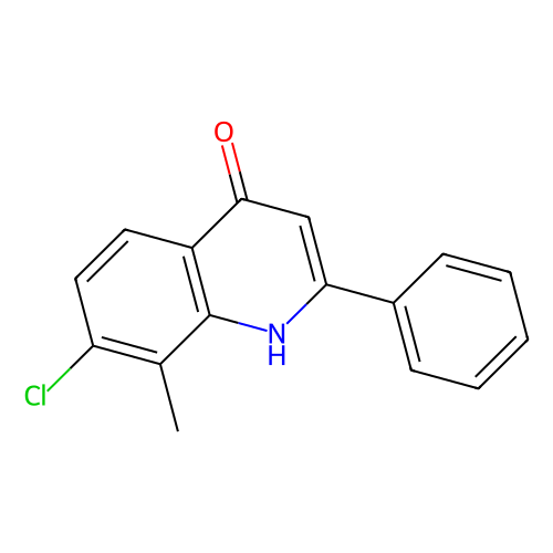 7-Chloro-8-methyl-2-phenyl-4-quinolinol, min 98%, 100 mg
