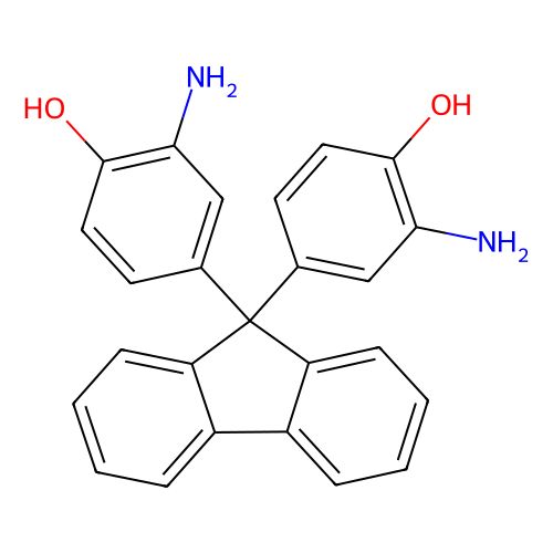 9, 9-Bis(3-amino-4-hydroxyphenyl)fluorene, min 98% (HPLC), 1 gram