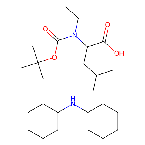 Boc-N-Et-Leu-OH, DCHA, min 95%, 100 mg