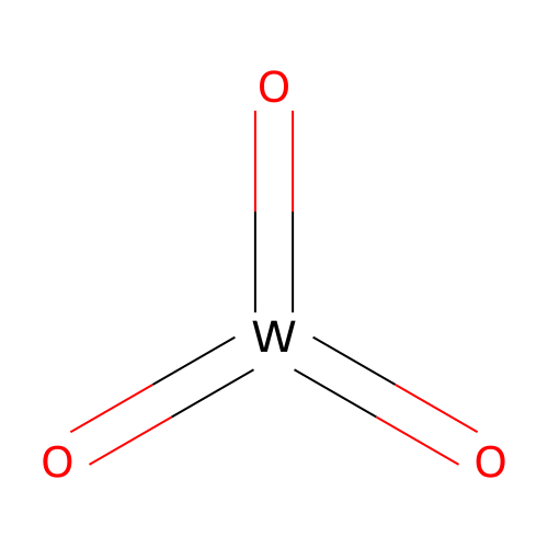 Tungsten trioxide, min 99.8% metals basis, 100 grams