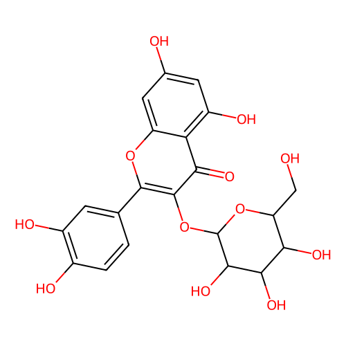 Quercetin 3-D-galactoside, min 97% (HPLC), 10 mg