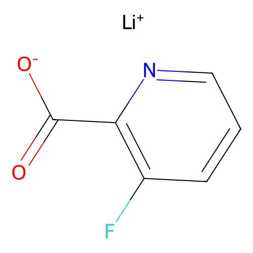 Lithium 3-fluoropyridine-2-carboxylate, 1 gram