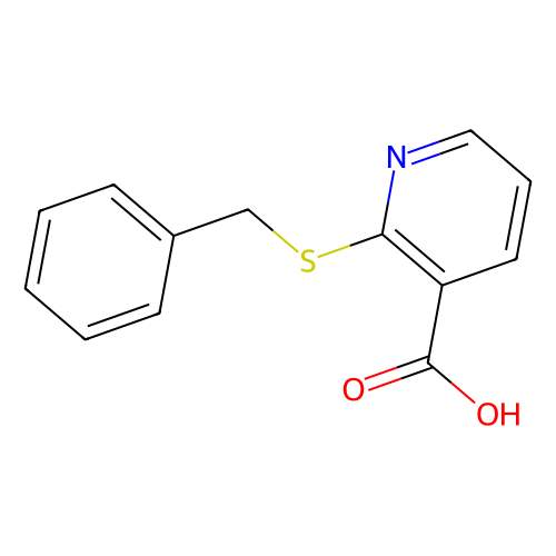 2-(Benzylthio)nicotinic Acid, min 98%, 1 gram