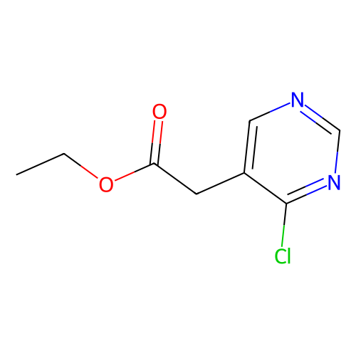Ethyl 2-(4-chloropyrimidin-5-yl)acetate, min 97%, 100 mg