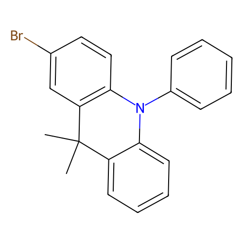 2-Bromo-9, 9-dimethyl-10-phenyl-9, 10-dihydroacridine, min 96%, 100 mg
