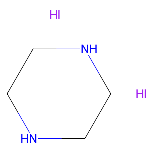 Piperazine Dihydriodide, min 98%, 1 gram