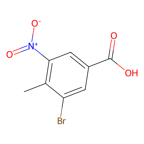 3-Bromo-4-methyl-5-nitrobenzoic acid, min 97%, 1 gram