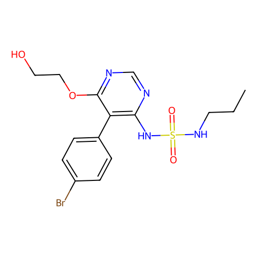 N-5-(4-bromophenyl)-6-(2-hydroxyethoxy)-4-pyrimidinyl-N'-propylsulfamide, min 98%, 1 gram