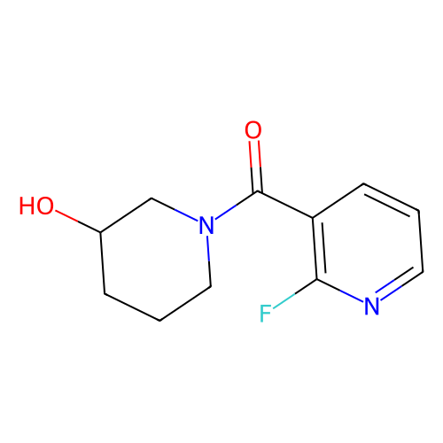 (2-Fluoropyridin-3-yl)(3-hydroxypiperidin-1-yl)methanone, min 97%, 250 mg
