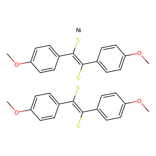 Bis[4, 4'-dimethoxy(dithiobenzil)]nickel(II), min 98%, 100 mg