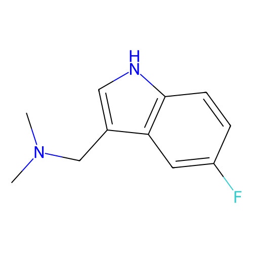 1-(5-Fluoro-1H-indol-3-yl)-N, N-dimethylmethanamine, min 98%, 1 gram