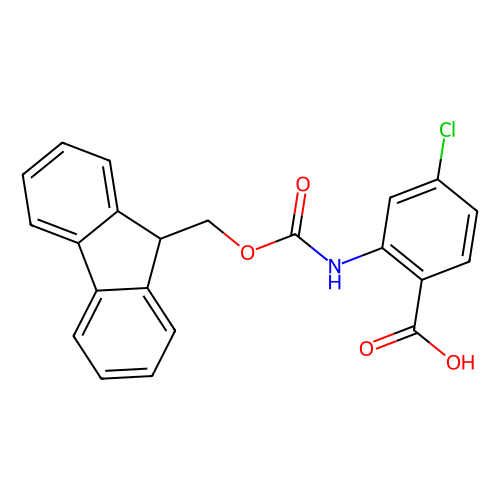2-((((9H-Fluoren-9-yl)methoxy)carbonyl)amino)-4-chlorobenzoic acid, min 95%, 1 gram