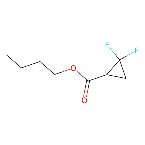 butyl 2, 2-difluorocyclopropane-1-carboxylate, min 97%, 1 gram