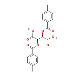 Di-p-toluoyl-L-tartaric acid, min 99%, 100 grams
