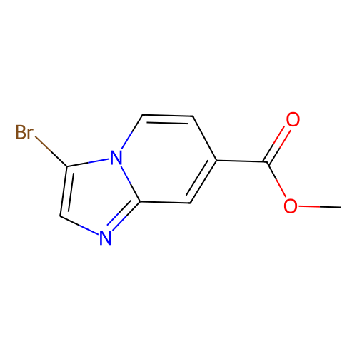 Methyl 3-bromoimidazo[1, 2-a]pyridine-7-carboxylate, min 97%, 1 gram