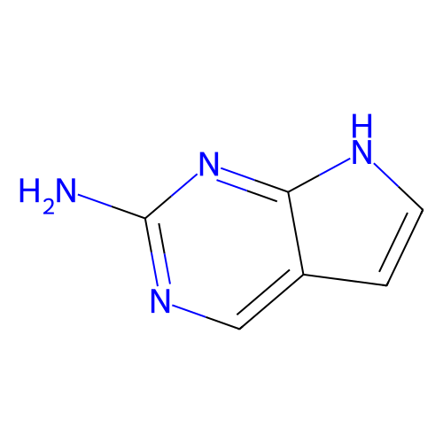 7H-pyrrolo[2, 3-d]pyrimidin-2-amine, min 97%, 100 mg