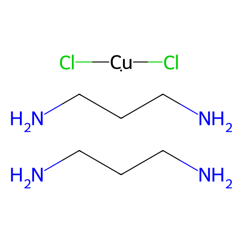 Bis(1, 3-propanediamine) Copper(II) Dichloride, min 98% (T), 1 gram