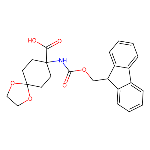 Fmoc-8-amino-1, 4-dioxa-spiro[4, 5]decane-8-carboxylic acid, min 97%, 100 mg