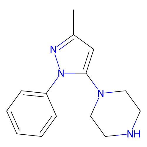 1-(3-Methyl-1-phenyl-1H-pyrazol-5-yl)piperazine, min 97%, 1 gram