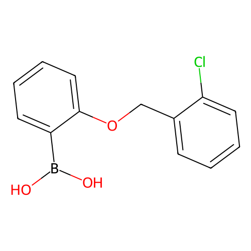 2-(2'-Chlorobenzyloxy)phenylboronic acid (contains Anhydride), min 95%, 1 gram