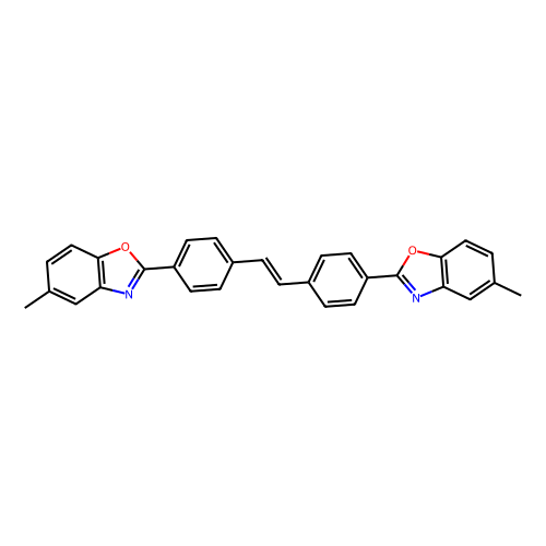 4, 4'-Bis(5-methyl-2-benzoxazolyl)stilbene, min 98% (N), 1 gram