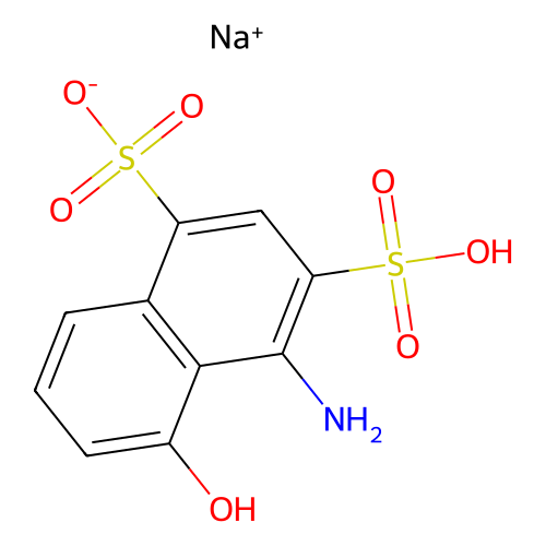 1-Amino-8-naphthol-2, 4-disulfonic Acid Monosodium Salt Hydrate, min 85% (HPLC)(T), 1 gram