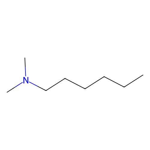 N, N-Dimethylhexylamine, min 98%, 1 gram