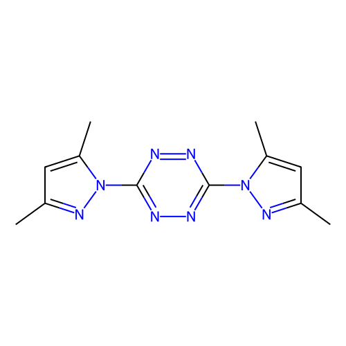 3, 6-Bis(3, 5-dimethyl-1H-pyrazol-1-yl)-1, 2, 4, 5-tetrazine, min 97%, 1 gram