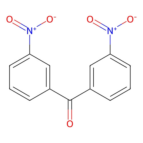 Aladdin Scientific 3, 3'-Dinitrobenzophenone, min 98%, 1 gram, chemical structure with two nitro groups attached to benzophenone.